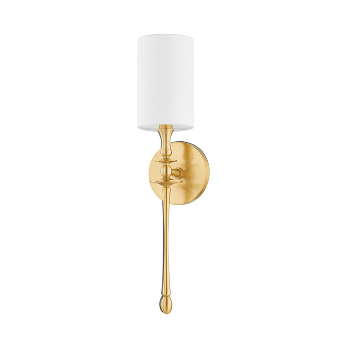 Hudson Valley 3720-AGB One Light Wall Sconce, Aged Brass
