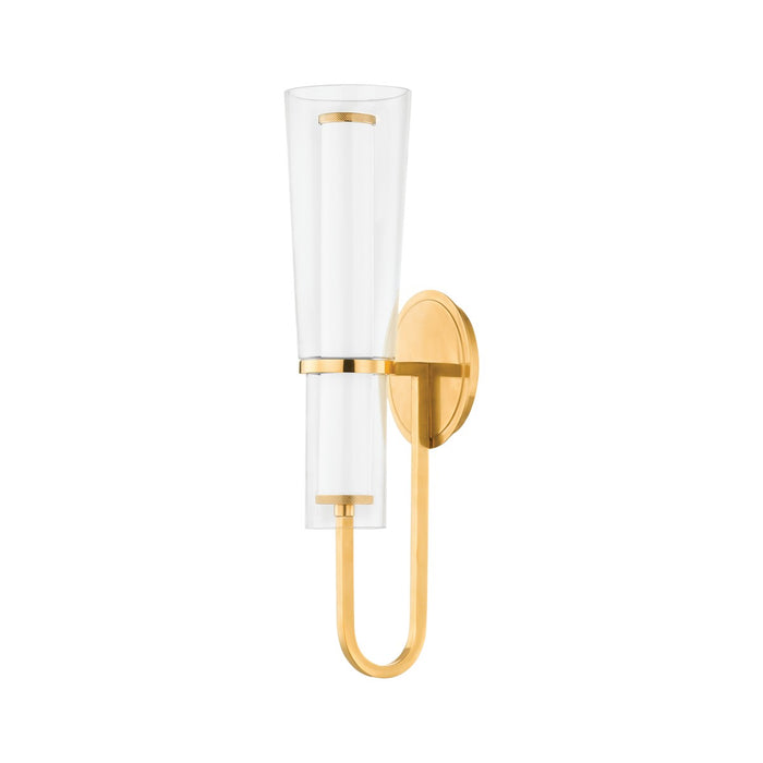 Hudson Valley 4220-AGB LED Wall Sconce, Aged Brass
