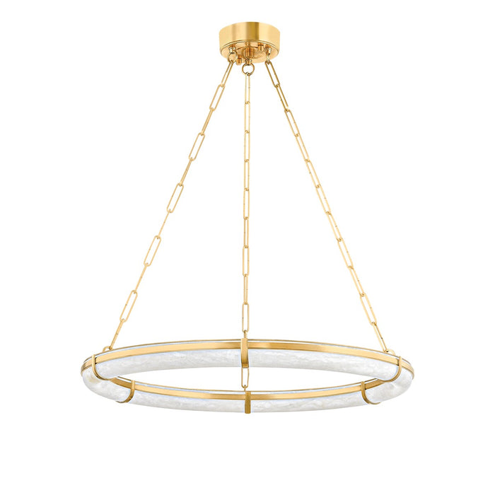 Hudson Valley 5130-AGB LED Chandelier, Aged Brass