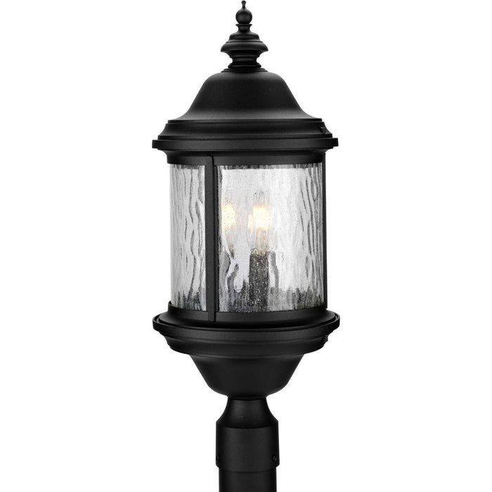 Progress Lighting P5450-31 Three Light Post Lantern, Textured Black