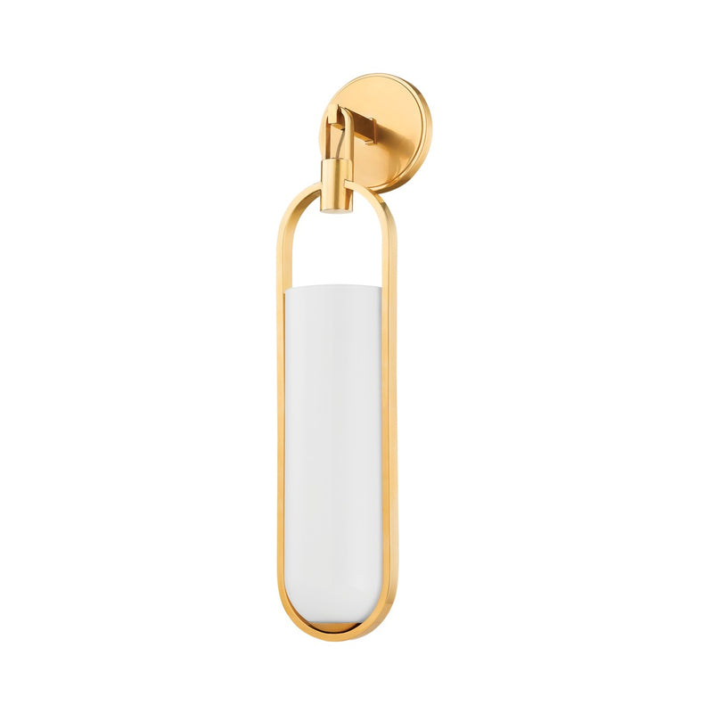 Hudson Valley 7922-AGB LED Wall Sconce, Aged Brass