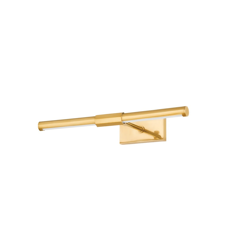 Hudson Valley 8515-AGB LED Picture Light, Aged Brass