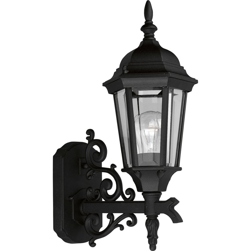Progress Lighting P5681-31 One Light Wall Lantern, Textured Black
