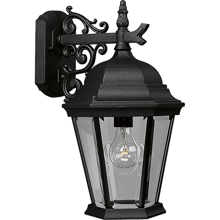 Progress Lighting P5683-31 One Light Wall Lantern, Textured Black