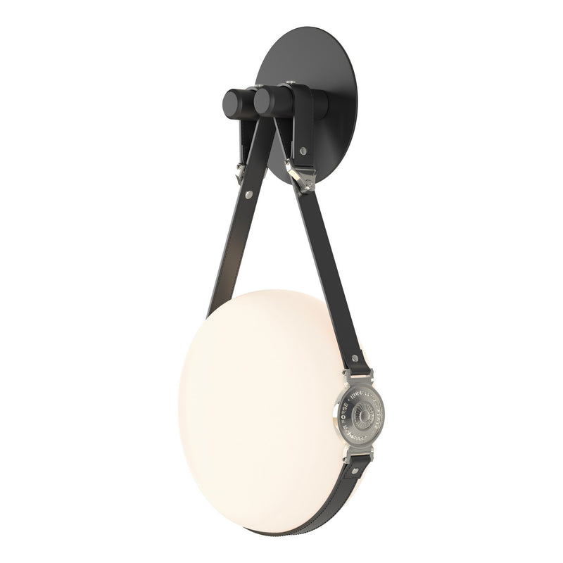 Hubbardton Forge 201030-LED-10-24-LK-HF-GG0672 LED Wall Sconce, Black