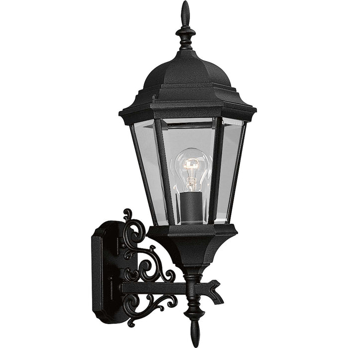 Progress Lighting P5684-31 One Light Wall Lantern, Textured Black