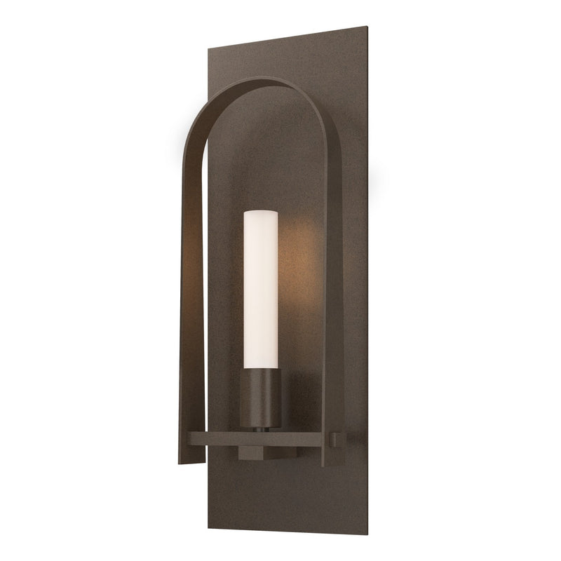 Hubbardton Forge 201070-SKT-05-05-FD0462 One Light Wall Sconce, Bronze