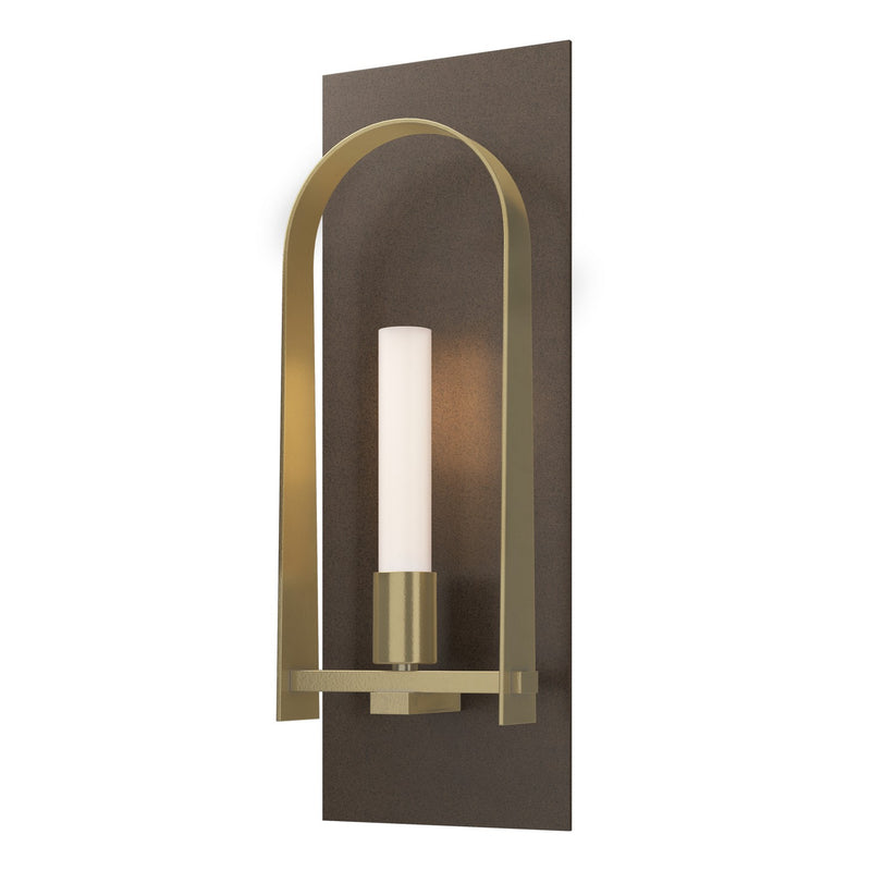 Hubbardton Forge 201070-SKT-05-86-FD0462 One Light Wall Sconce, Bronze