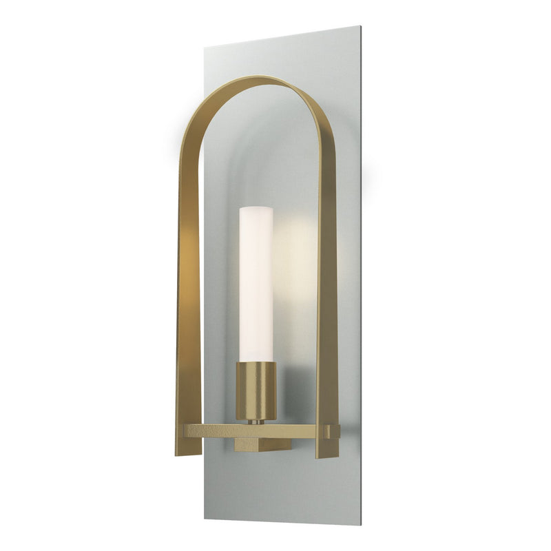 Hubbardton Forge 201070-SKT-82-86-FD0462 One Light Wall Sconce, Vintage Platinum