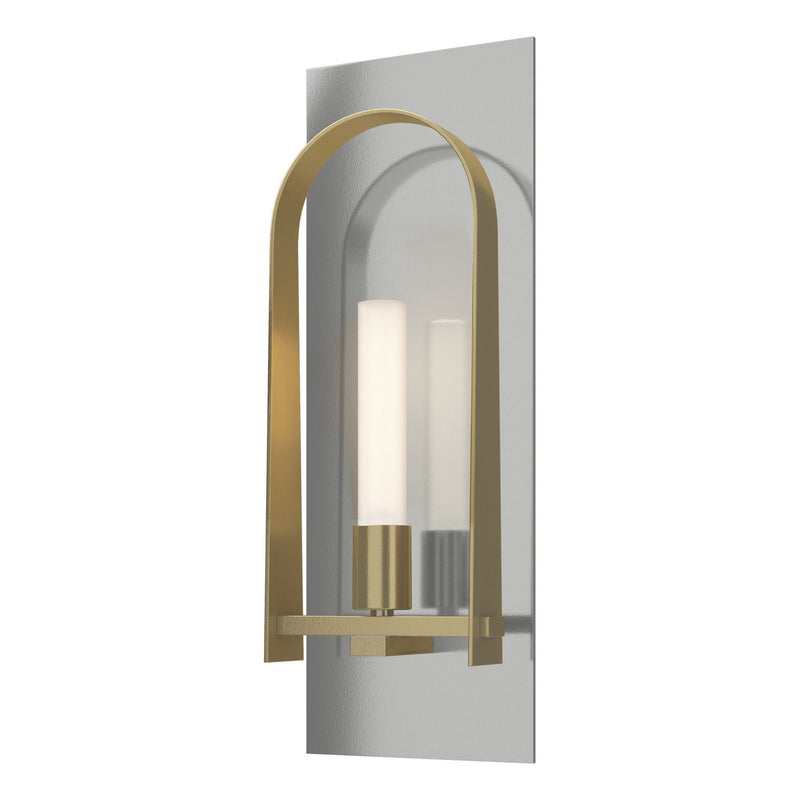 Hubbardton Forge 201070-SKT-85-86-FD0462 One Light Wall Sconce, Sterling