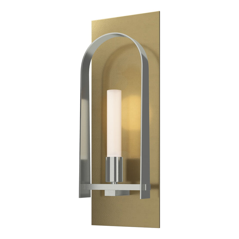 Hubbardton Forge 201070-SKT-86-85-FD0462 One Light Wall Sconce, Modern Brass