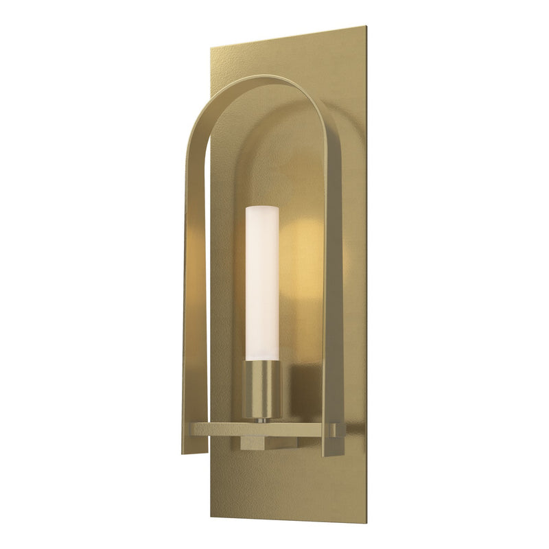 Hubbardton Forge 201070-SKT-86-86-FD0462 One Light Wall Sconce, Modern Brass