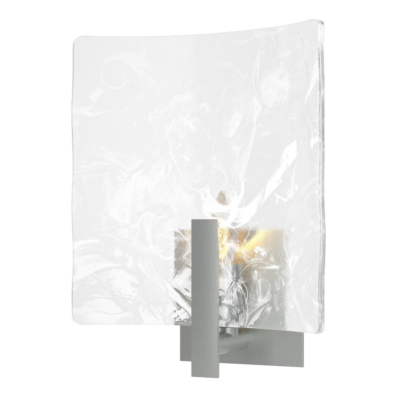 Hubbardton Forge 201310-SKT-82-YR0699 One Light Bath Sconce, Vintage Platinum