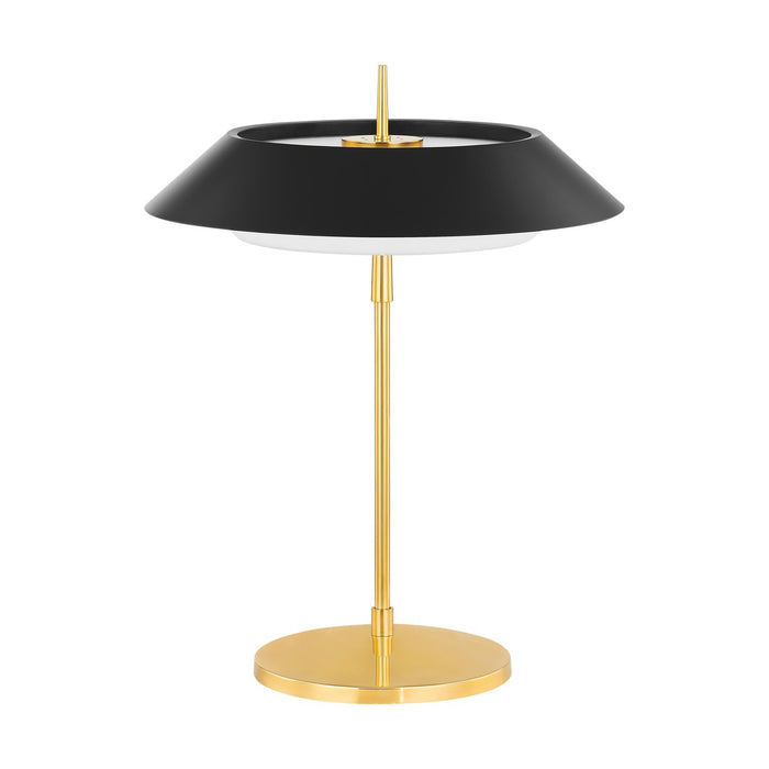 Hudson Valley L4323-AGB/SBK Three Light Table Lamp, Aged Brass/Soft Black