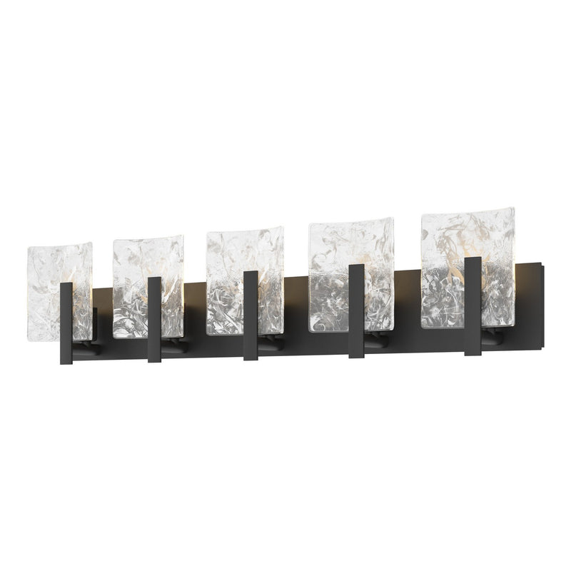 Hubbardton Forge 201313-SKT-10-YR0719 Five Light Bath Sconce, Black