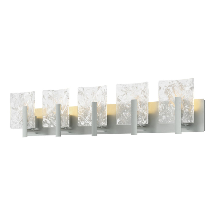 Hubbardton Forge 201313-SKT-82-YR0719 Five Light Bath Sconce, Vintage Platinum