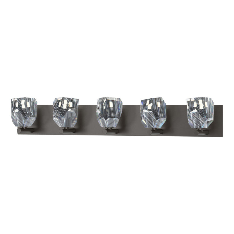 Hubbardton Forge 201323-SKT-14-CR Five Light Bath Sconce, Oil Rubbed Bronze