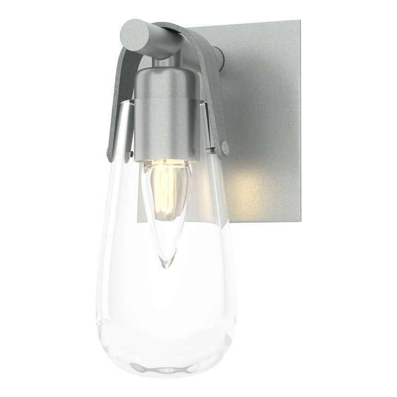 Hubbardton Forge 201330-SKT-82-ZM0718 One Light Bath Sconce, Vintage Platinum