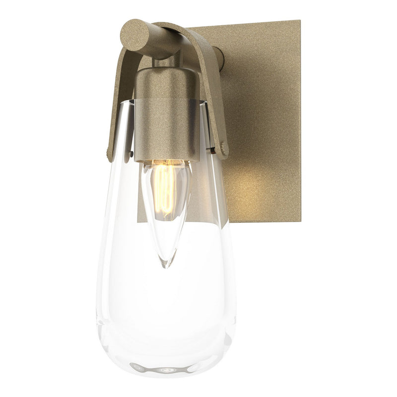 Hubbardton Forge 201330-SKT-84-ZM0718 One Light Bath Sconce, Soft Gold