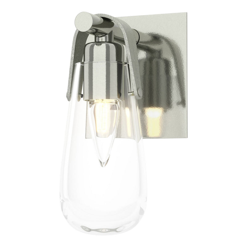 Hubbardton Forge 201330-SKT-85-ZM0718 One Light Bath Sconce, Sterling