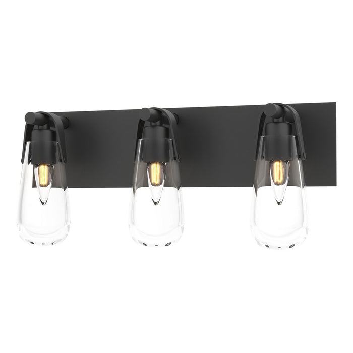 Hubbardton Forge 201332-SKT-10-ZM0718 Three Light Bath Sconce, Black