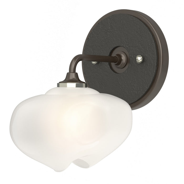 Hubbardton Forge 201340-SKT-14-10-FD0710 One Light Bath Sconce, Oil Rubbed Bronze