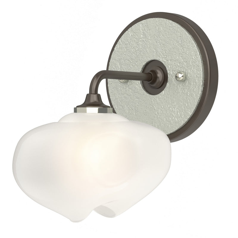 Hubbardton Forge 201340-SKT-14-82-FD0710 One Light Bath Sconce, Oil Rubbed Bronze