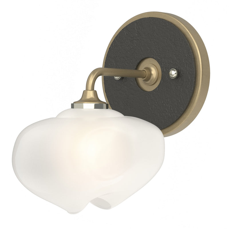 Hubbardton Forge 201340-SKT-84-84-FD0710 One Light Bath Sconce, Soft Gold