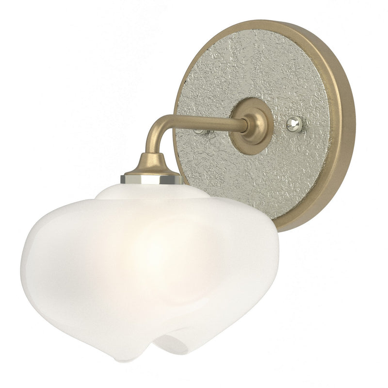 Hubbardton Forge 201340-SKT-84-85-FD0710 One Light Bath Sconce, Soft Gold