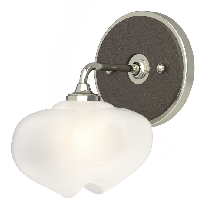 Hubbardton Forge 201340-SKT-85-14-FD0710 One Light Bath Sconce, Sterling