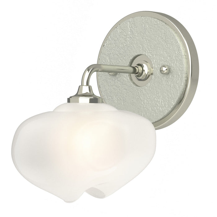 Hubbardton Forge 201340-SKT-85-82-FD0710 One Light Bath Sconce, Sterling