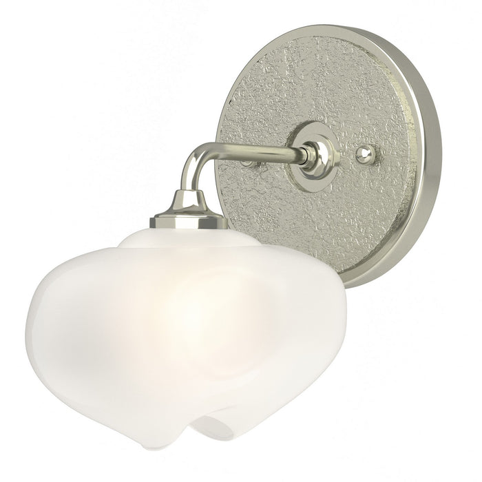 Hubbardton Forge 201340-SKT-85-85-FD0710 One Light Bath Sconce, Sterling