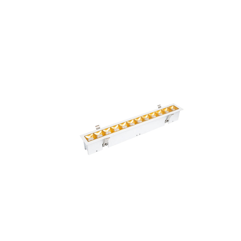 W.A.C. Lighting R1GDT12-F927-GLWT LED Downlight Trim, Gold/White