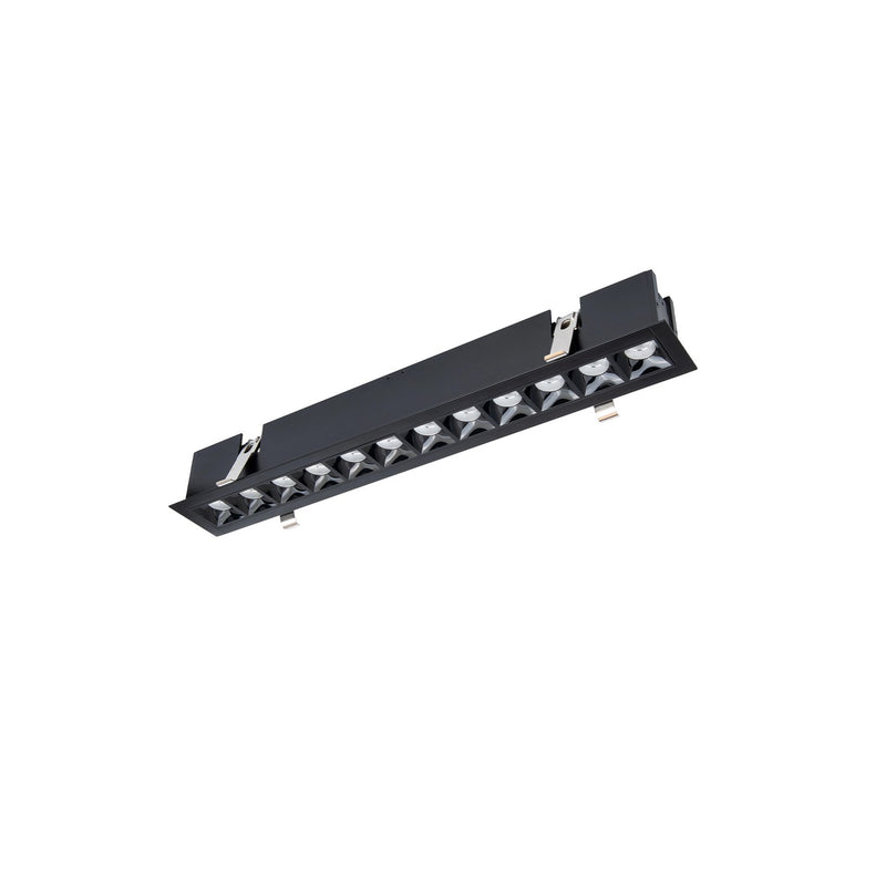 W.A.C. Lighting R1GDT12-F935-BKBK LED Downlight Trim, Black/Black