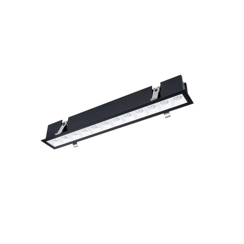 W.A.C. Lighting R1GDT12-S935-WTBK LED Downlight Trim, White/Black
