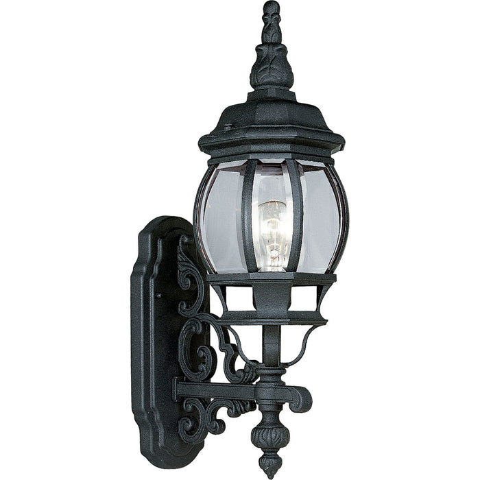Progress Lighting P5878-31 One Light Wall Lantern, Textured Black