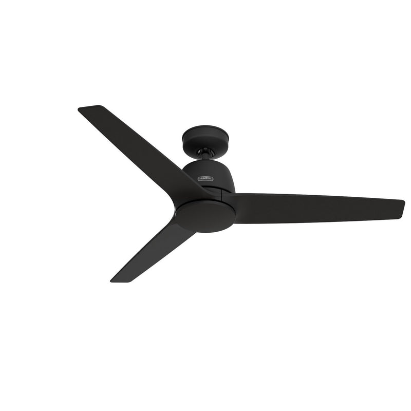 Hunter 52606 52" Ceiling Fan, Matte Black