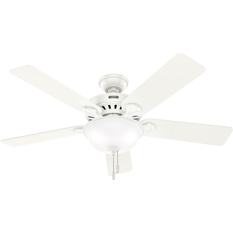 Hunter 52727 52" Ceiling Fan, Fresh White