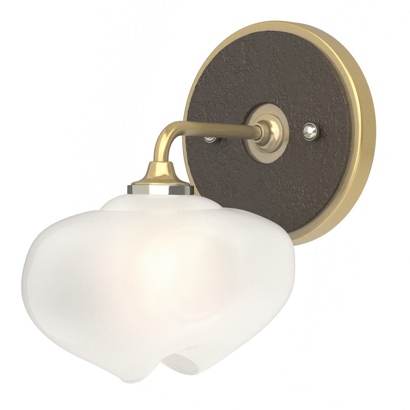 Hubbardton Forge 201340-SKT-86-14-FD0710 One Light Bath Sconce, Modern Brass