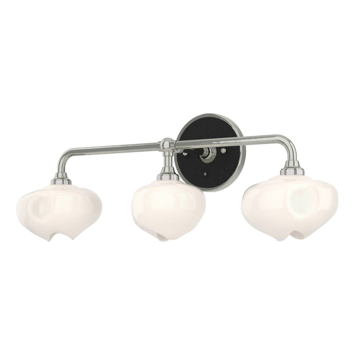 Hubbardton Forge 201342-SKT-85-10-FD0710 Three Light Bath Sconce, Sterling