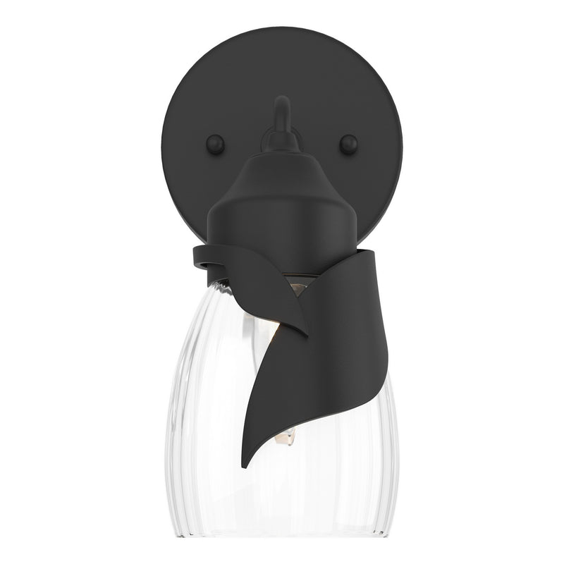 Hubbardton Forge 201350-SKT-10-LL0330 One Light Bath Sconce, Black