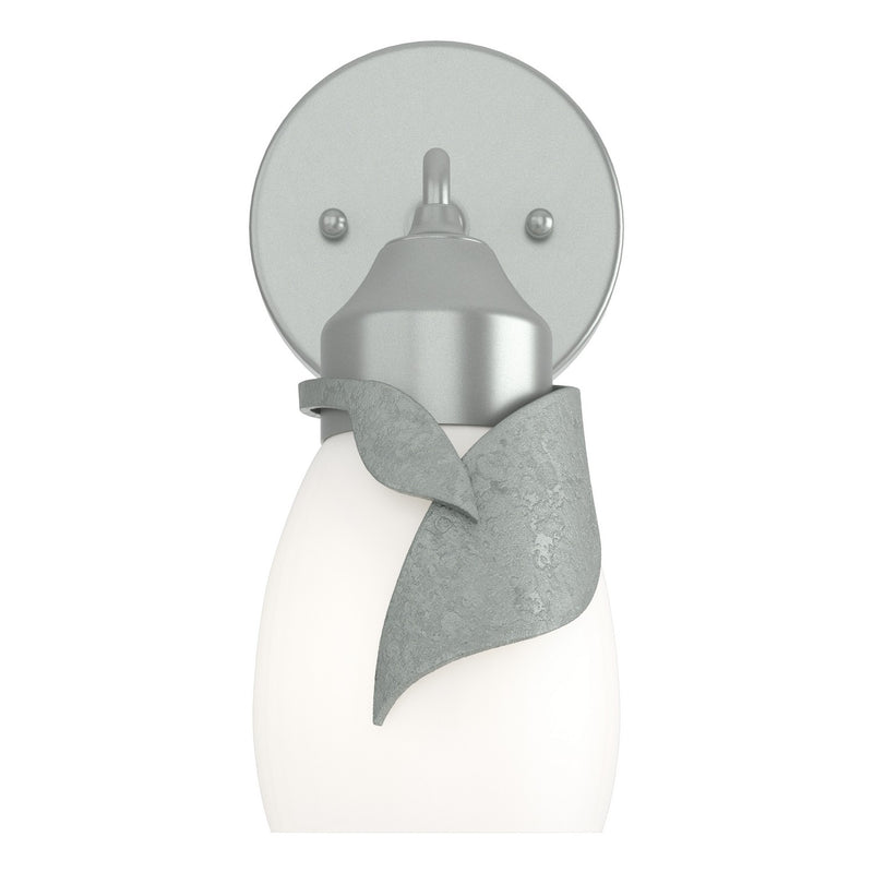 Hubbardton Forge 201350-SKT-82-GG0330 One Light Bath Sconce, Vintage Platinum