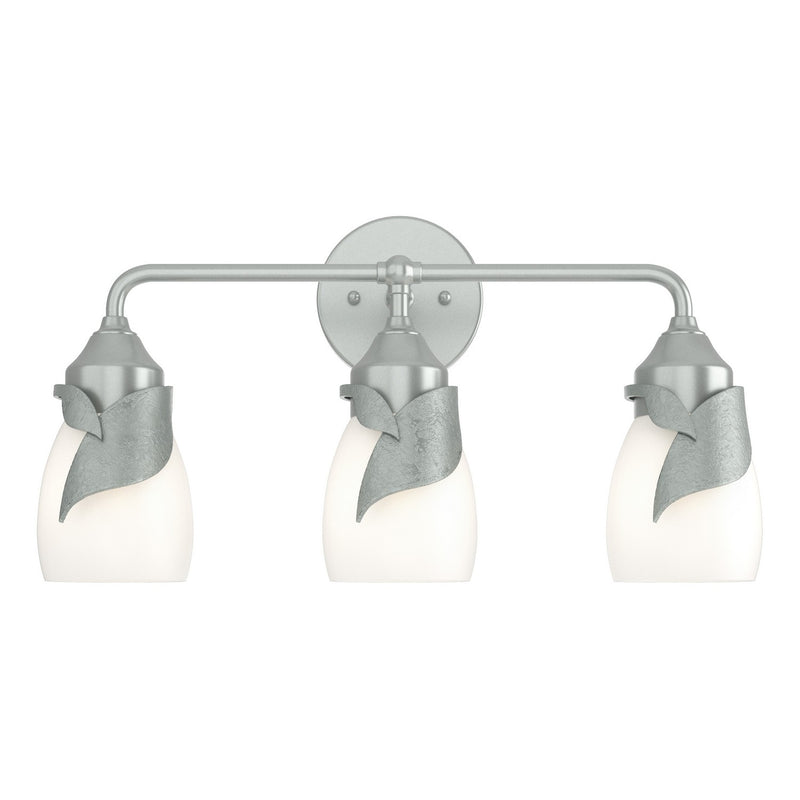 Hubbardton Forge 201352-SKT-82-GG0330 Three Light Bath Sconce, Vintage Platinum