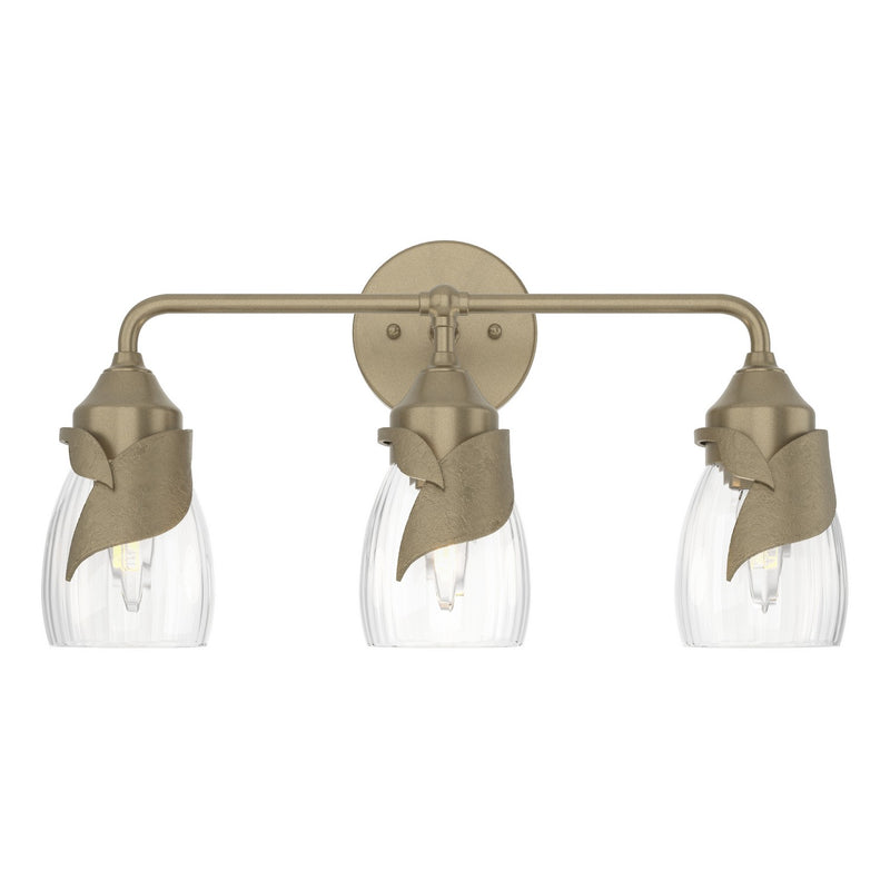 Hubbardton Forge 201352-SKT-84-LL0330 Three Light Bath Sconce, Soft Gold