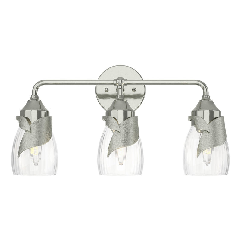 Hubbardton Forge 201352-SKT-85-LL0330 Three Light Bath Sconce, Sterling
