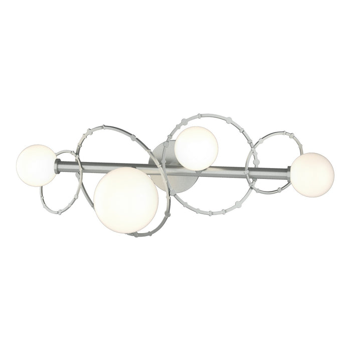 Hubbardton Forge 201361-SKT-82-GG0712 Four Light Bath Sconce, Vintage Platinum