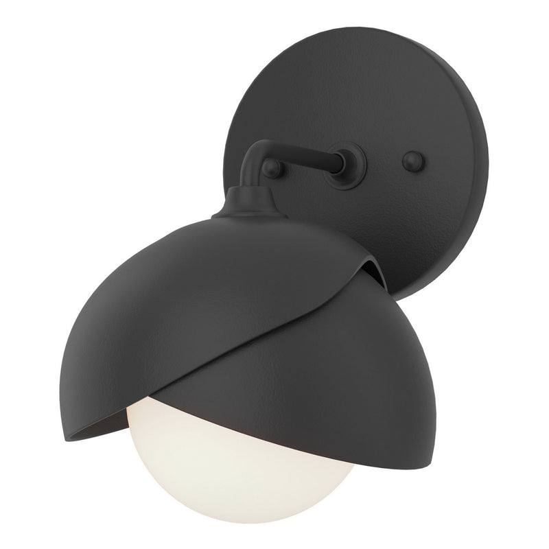 Hubbardton Forge 201374-SKT-10-10-GG0711 One Light Bath Sconce, Black