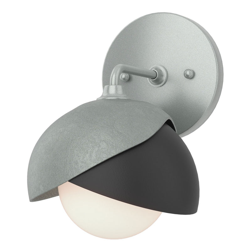 Hubbardton Forge 201374-SKT-82-10-GG0711 One Light Bath Sconce, Vintage Platinum