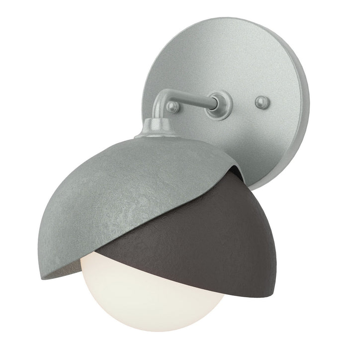 Hubbardton Forge 201374-SKT-82-14-GG0711 One Light Bath Sconce, Vintage Platinum