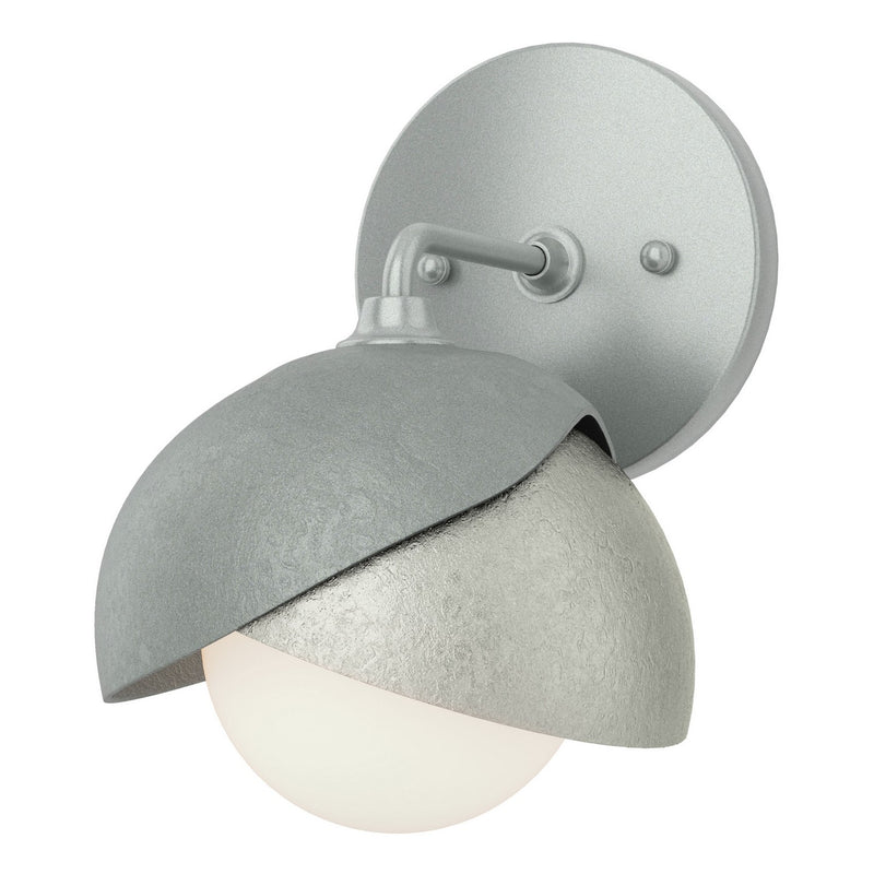Hubbardton Forge 201374-SKT-82-85-GG0711 One Light Bath Sconce, Vintage Platinum